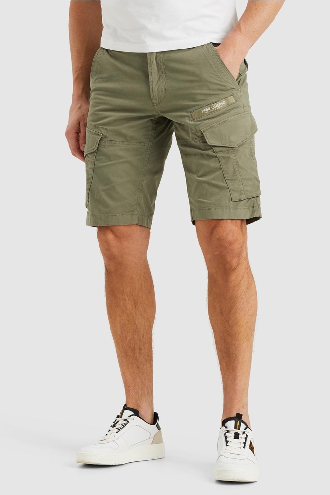NORDROP TAPERED FIT CARGO SHORTS PSH2504661 6149 DEEP LICHEN GREEN